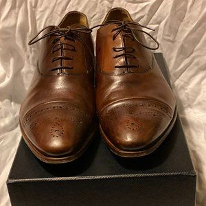 Prada Leather Oxford Shoes
